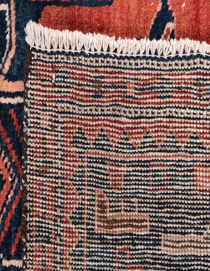 Detail image of 3' 8 x 5' 10  Hand Knotted Ultra Vintage Persian Wool Rug