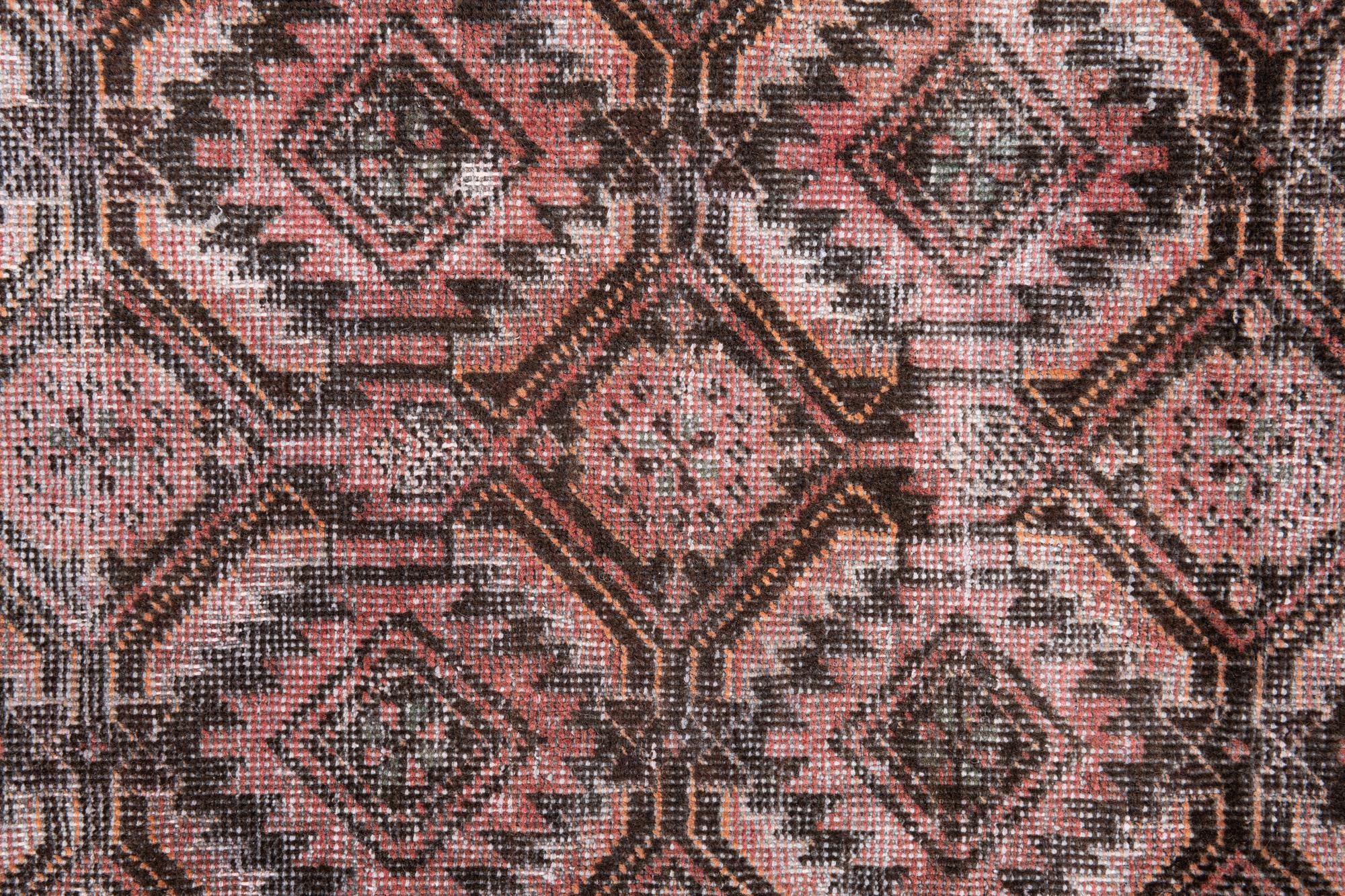 3' 3 x 6' 1 Hand Knotted Ultra Vintage Persian Wool Rug