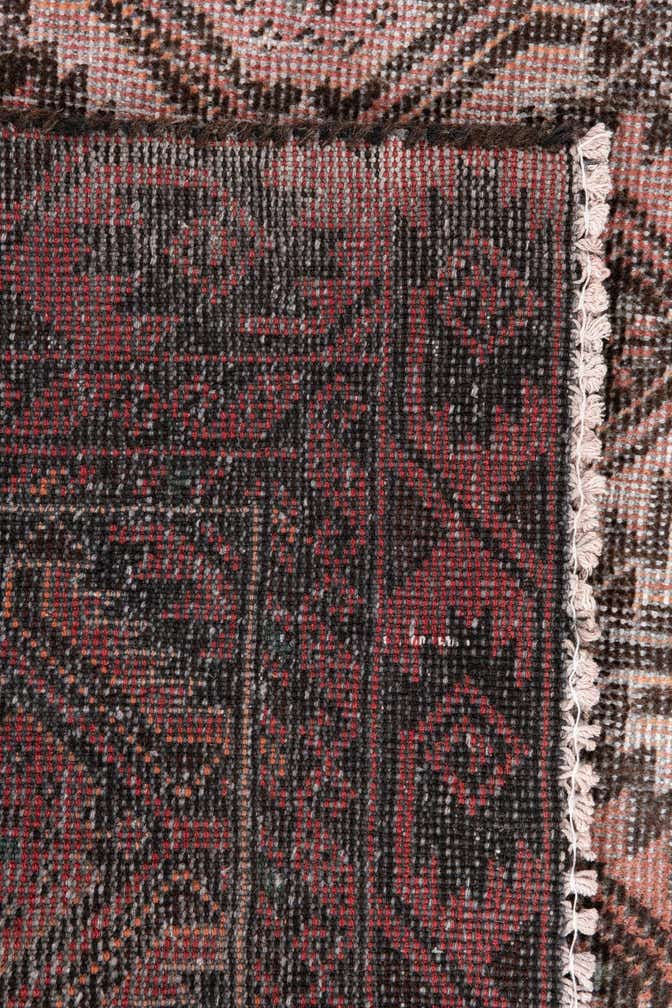 3' 3 x 6' 1 Hand Knotted Ultra Vintage Persian Wool Rug