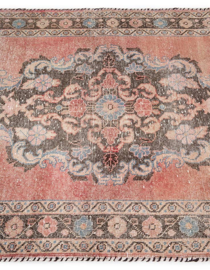 Detail image of 3' 5 x 6' 7  Hand Knotted Ultra Vintage Persian Wool Rug