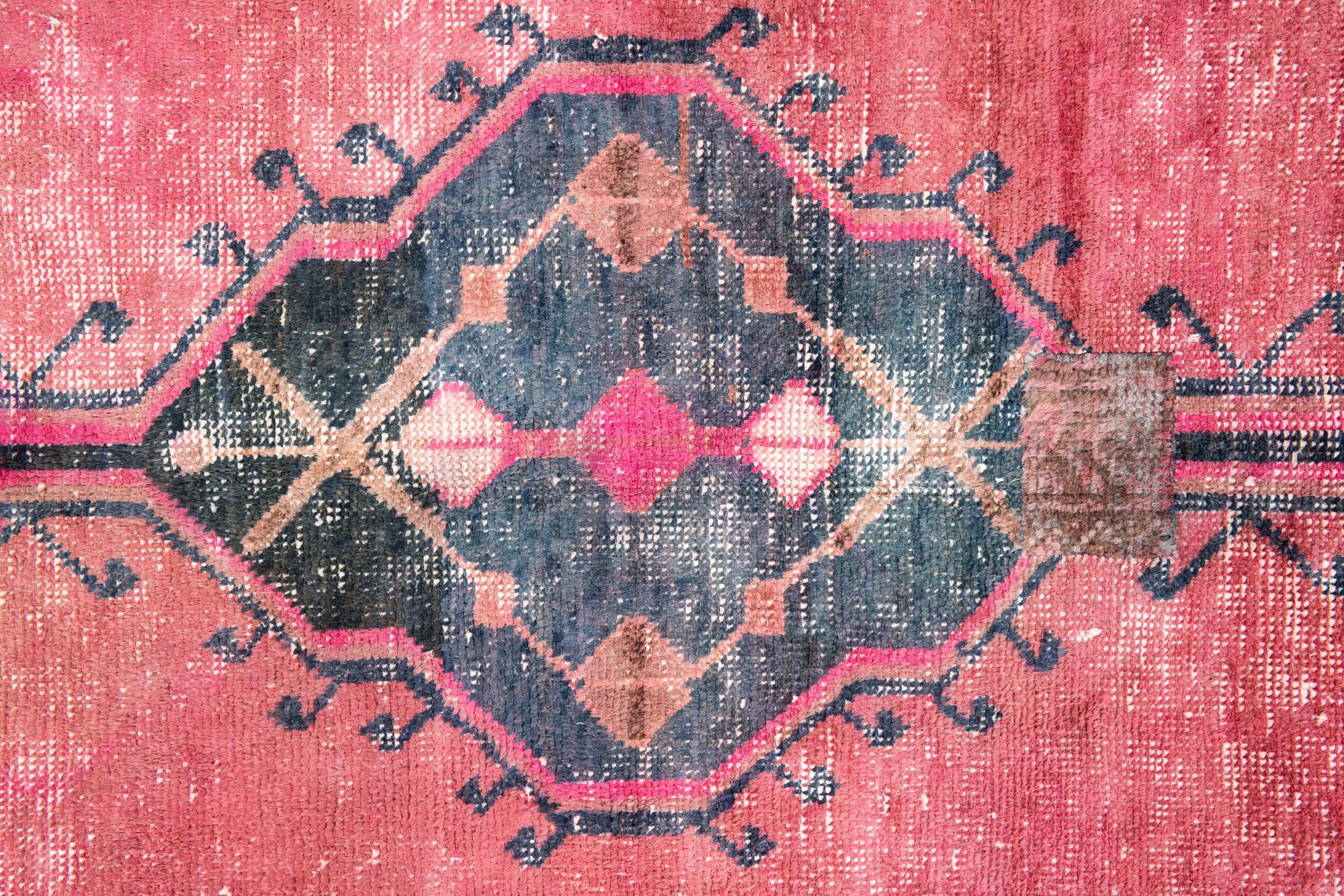 4' 2 x 7' Hand Knotted Ultra Vintage Persian Wool Rug