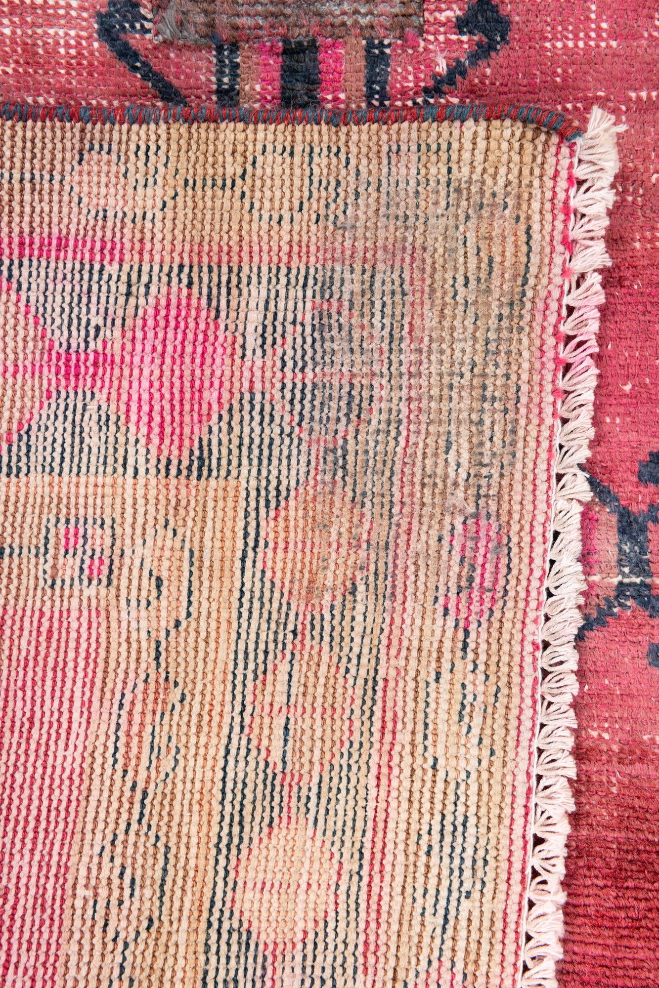 4' 2 x 7' Hand Knotted Ultra Vintage Persian Wool Rug