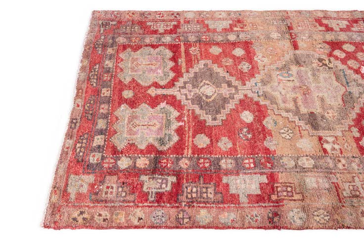 Detail image of 4' x 6' 9 Hand Knotted Ultra Vintage Persian Wool Rug