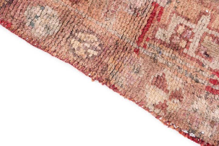 4' x 6' 9 Hand Knotted Ultra Vintage Persian Wool Rug