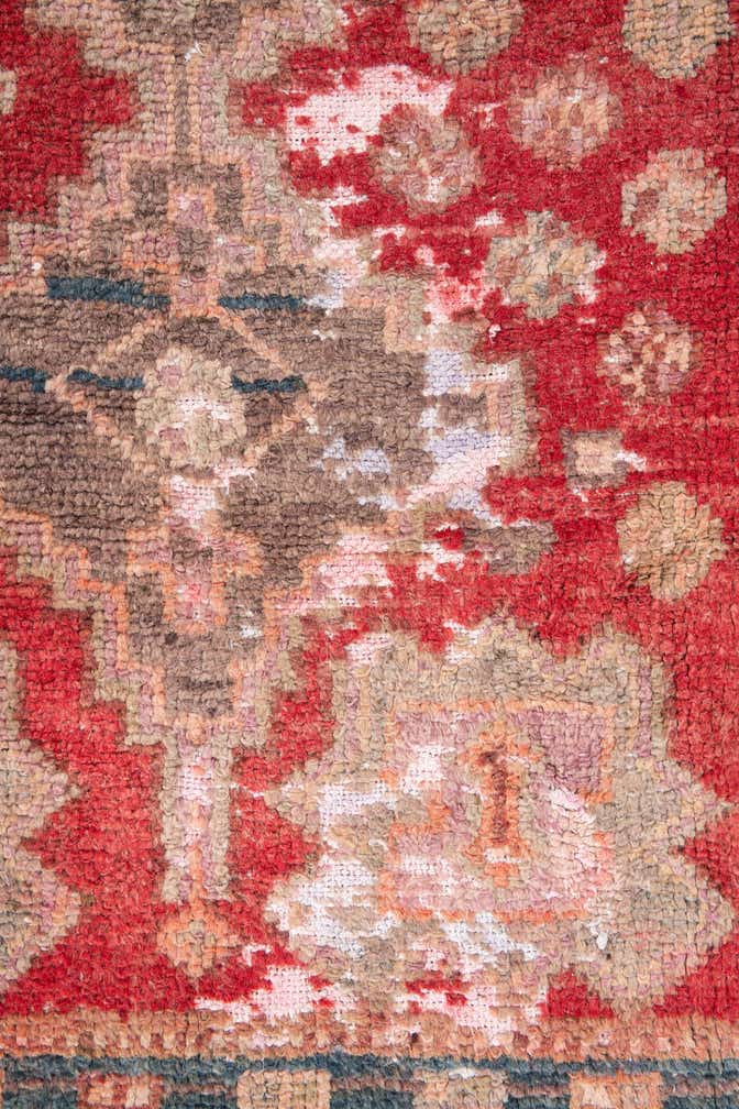 4' x 6' 9 Hand Knotted Ultra Vintage Persian Wool Rug