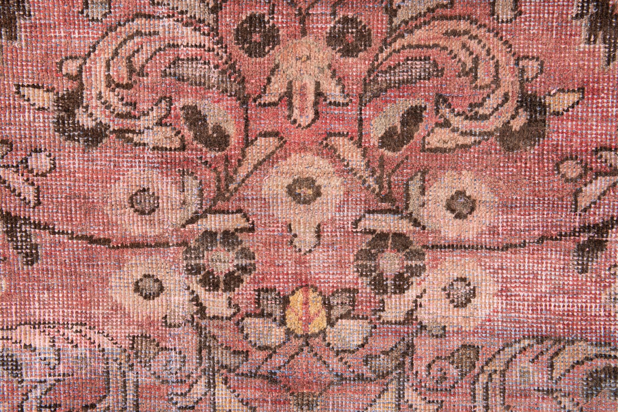 3' 9 x 5' 8 Hand Knotted Ultra Vintage Persian Wool Rug