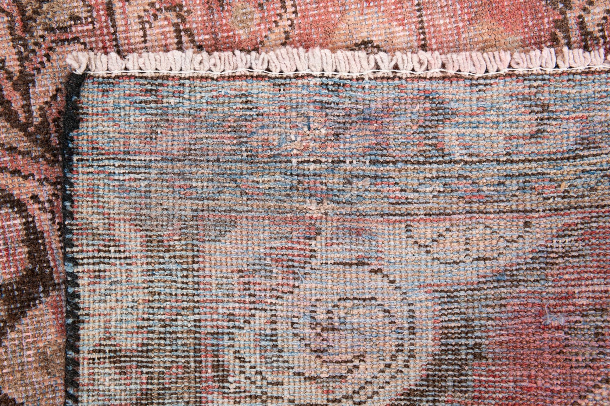 3' 9 x 5' 8 Hand Knotted Ultra Vintage Persian Wool Rug