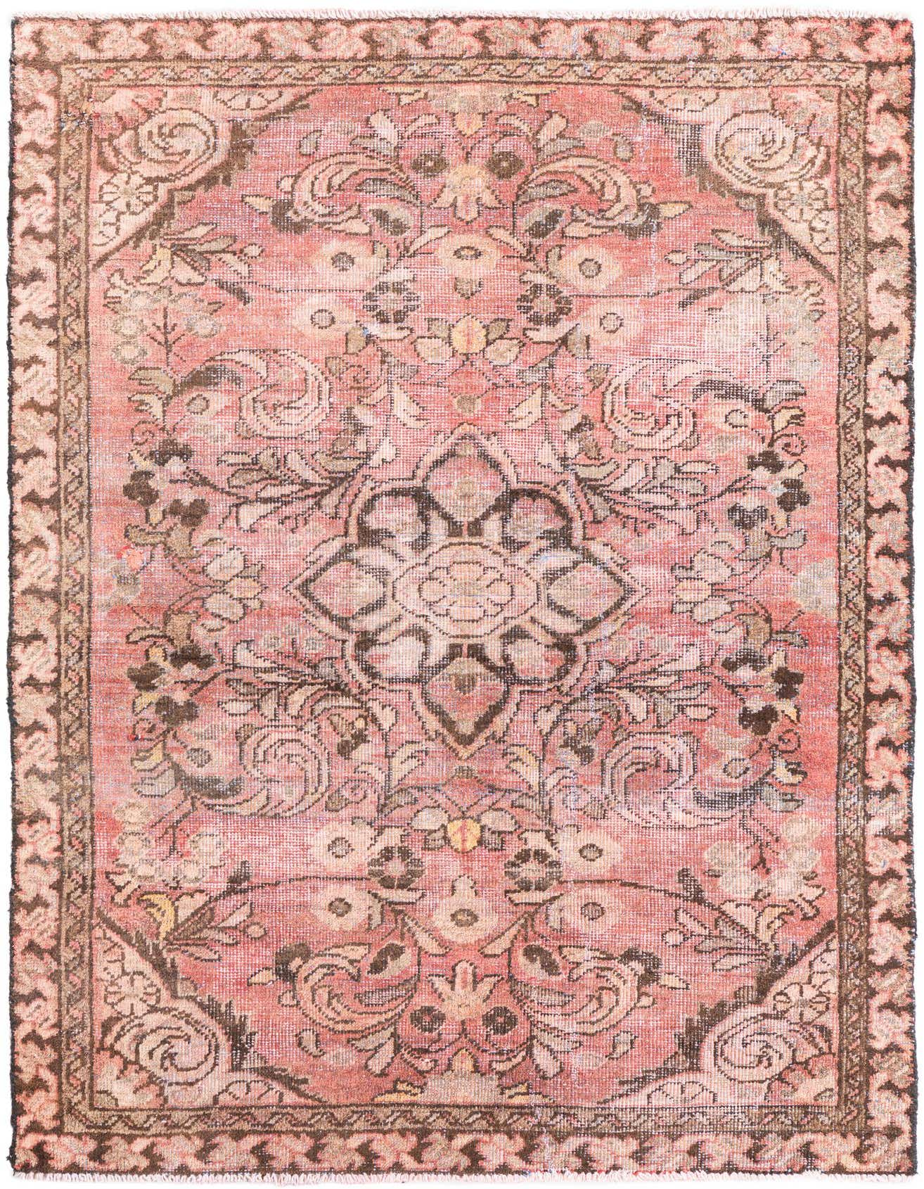 Primary image 3' 9 x 5' 8  Hand Knotted Ultra Vintage Persian Wool Rug