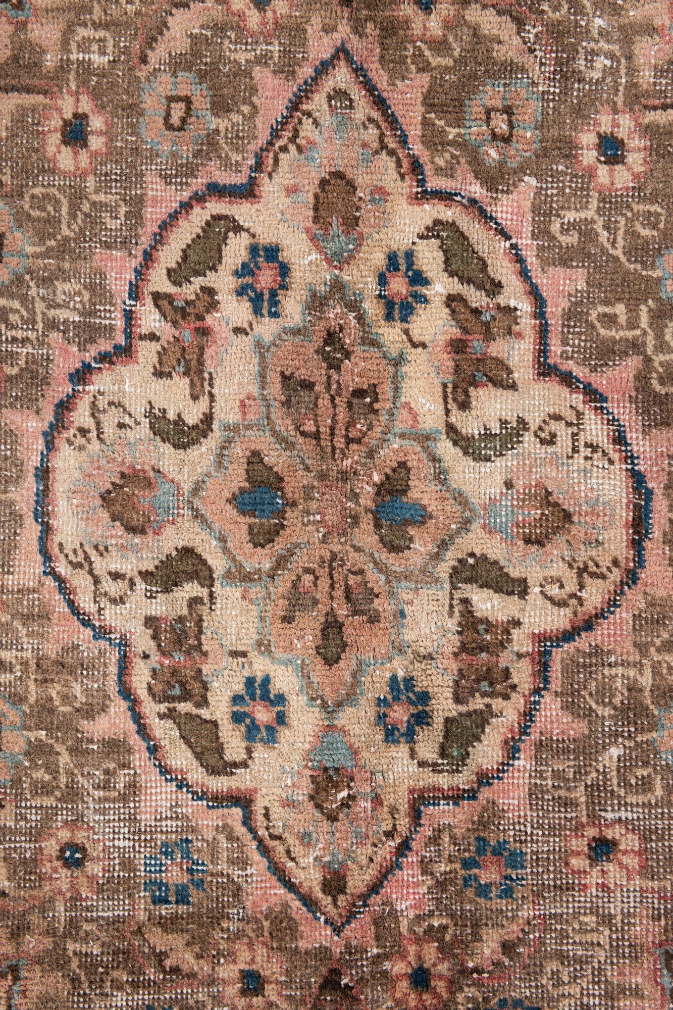 7' 4 x 10' Hand Knotted Ultra Vintage Persian Wool Rug