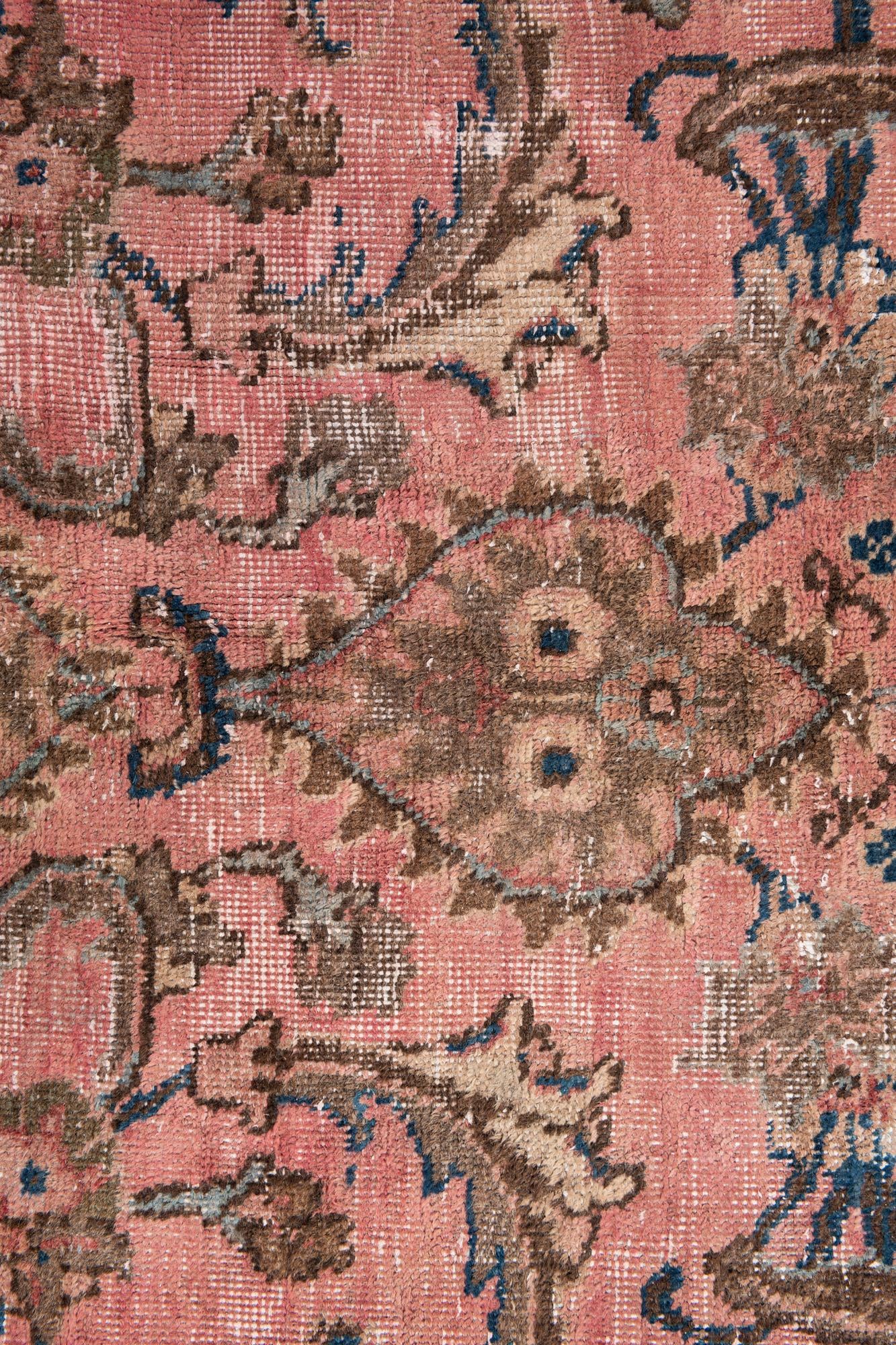 7' 4 x 10' Hand Knotted Ultra Vintage Persian Wool Rug