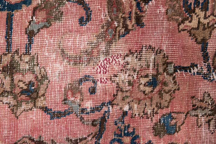 7' 4 x 10' Hand Knotted Ultra Vintage Persian Wool Rug