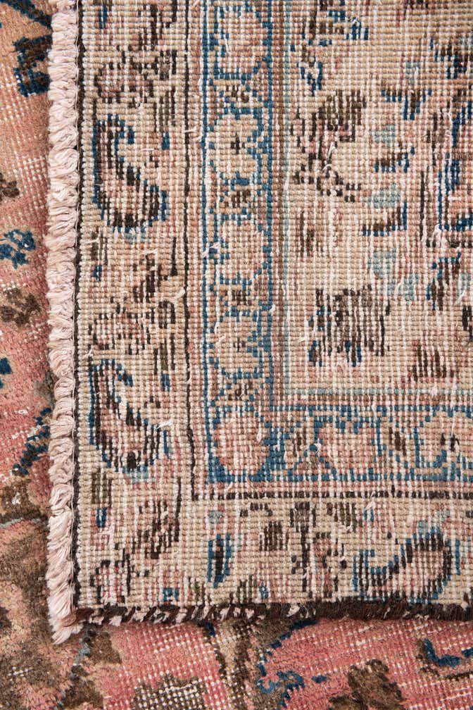 7' 4 x 10' Hand Knotted Ultra Vintage Persian Wool Rug