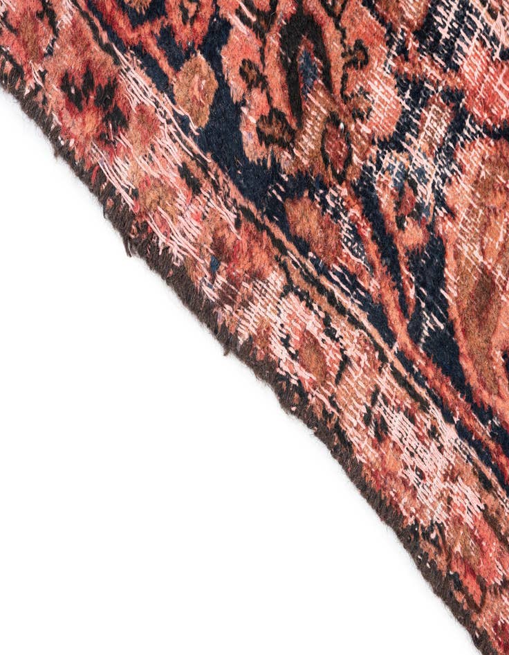 Detail image of 6' 7 x 9' 5  Hand Knotted Ultra Vintage Persian Wool Rug