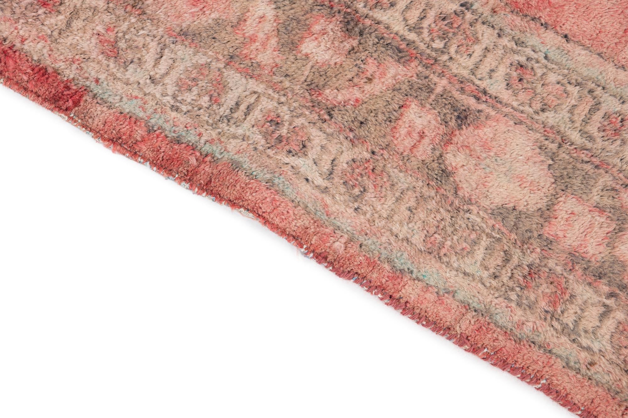 5' 3 x 9' 3 Hand Knotted Ultra Vintage Persian Wool Rug
