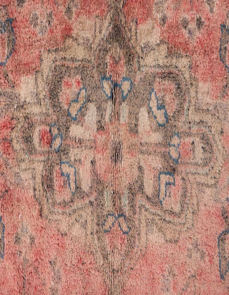 Detail image of 5' 3 x 9' 3  Hand Knotted Ultra Vintage Persian Wool Rug