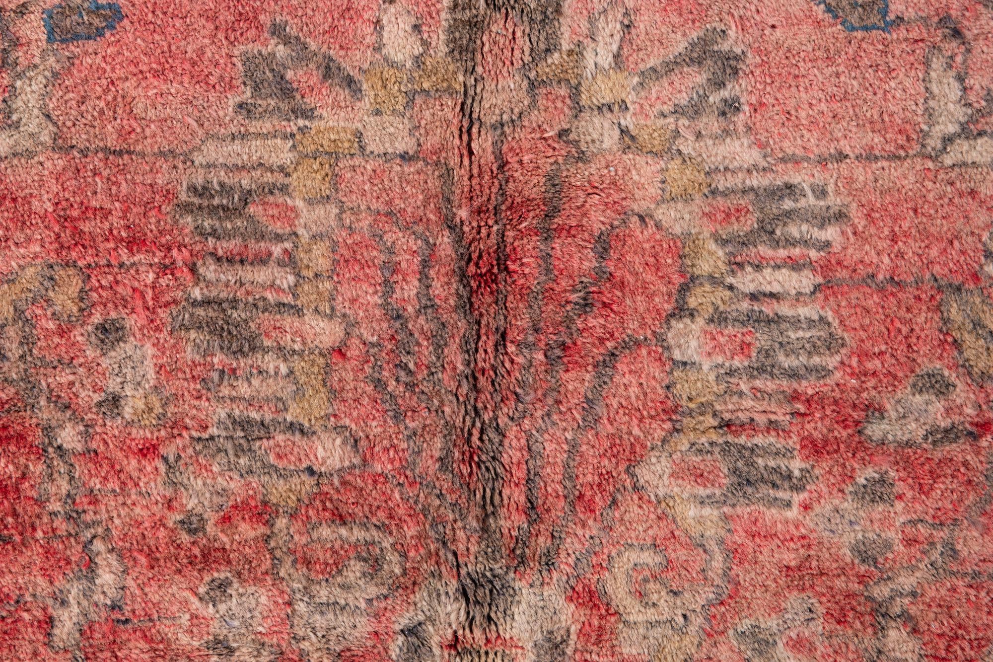 5' 3 x 9' 3 Hand Knotted Ultra Vintage Persian Wool Rug