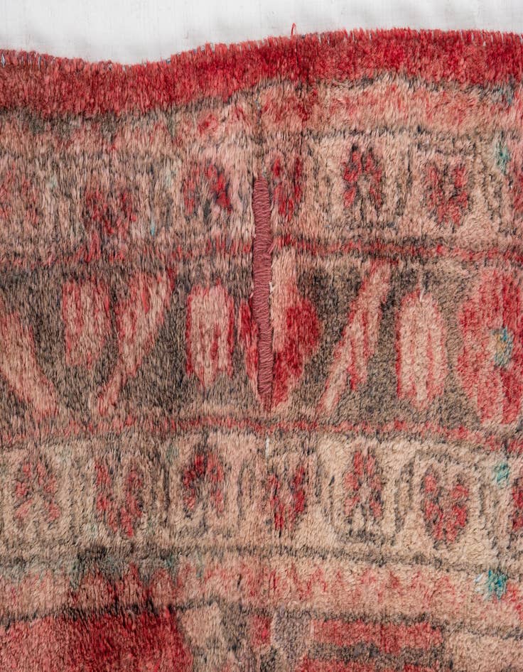 Detail image of 5' 3 x 9' 3  Hand Knotted Ultra Vintage Persian Wool Rug