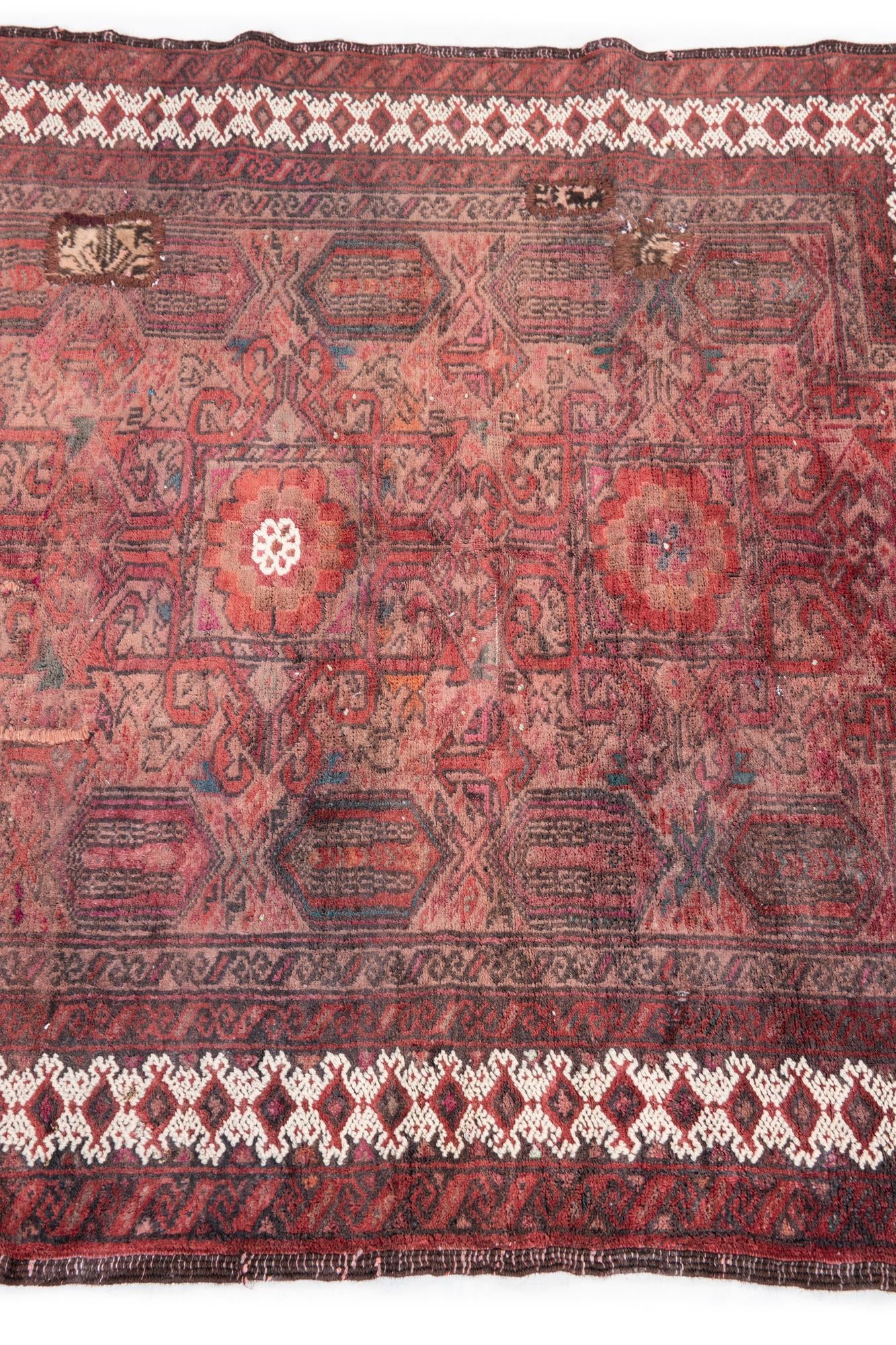 3' 1 x 4' 7 Hand Knotted Ultra Vintage Persian Wool Rug