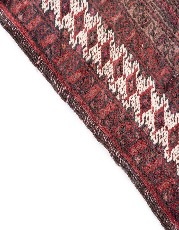 Detail image of 3' 1 x 4' 7  Hand Knotted Ultra Vintage Persian Wool Rug