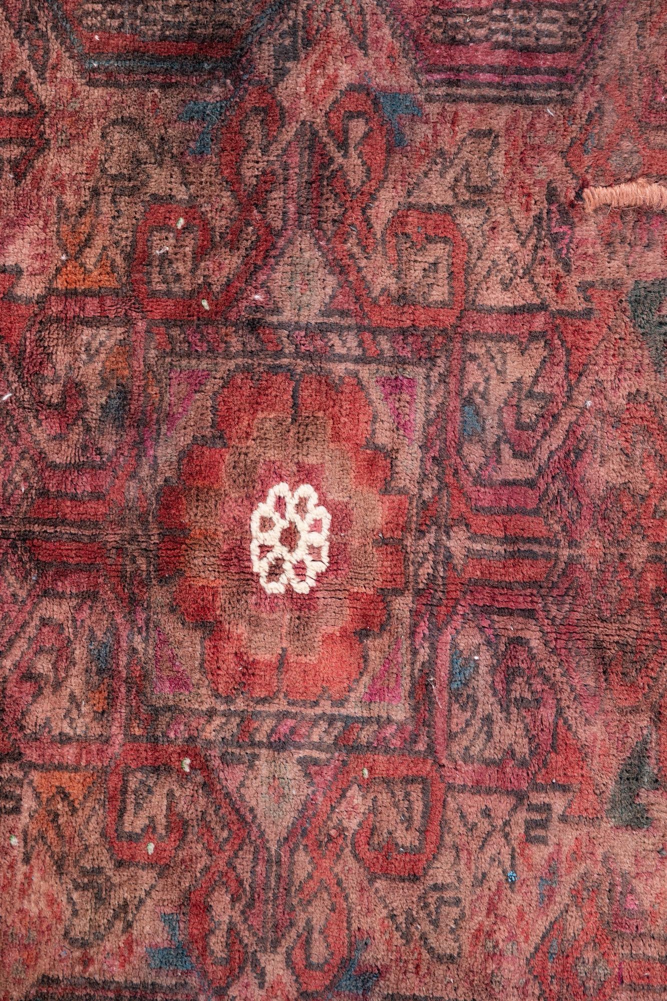 3' 1 x 4' 7 Hand Knotted Ultra Vintage Persian Wool Rug