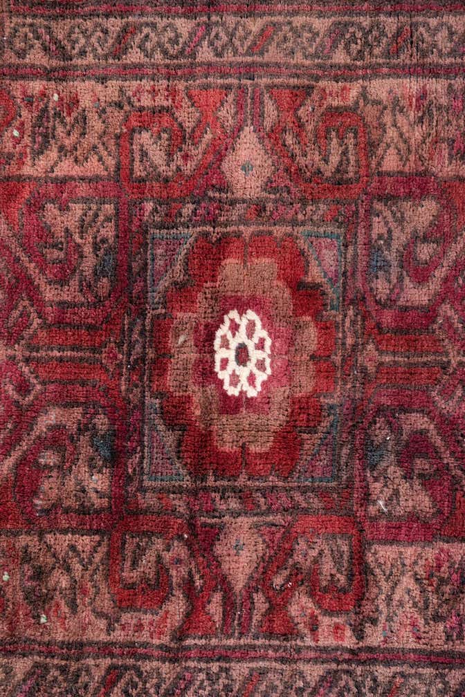 3' 1 x 4' 7 Hand Knotted Ultra Vintage Persian Wool Rug