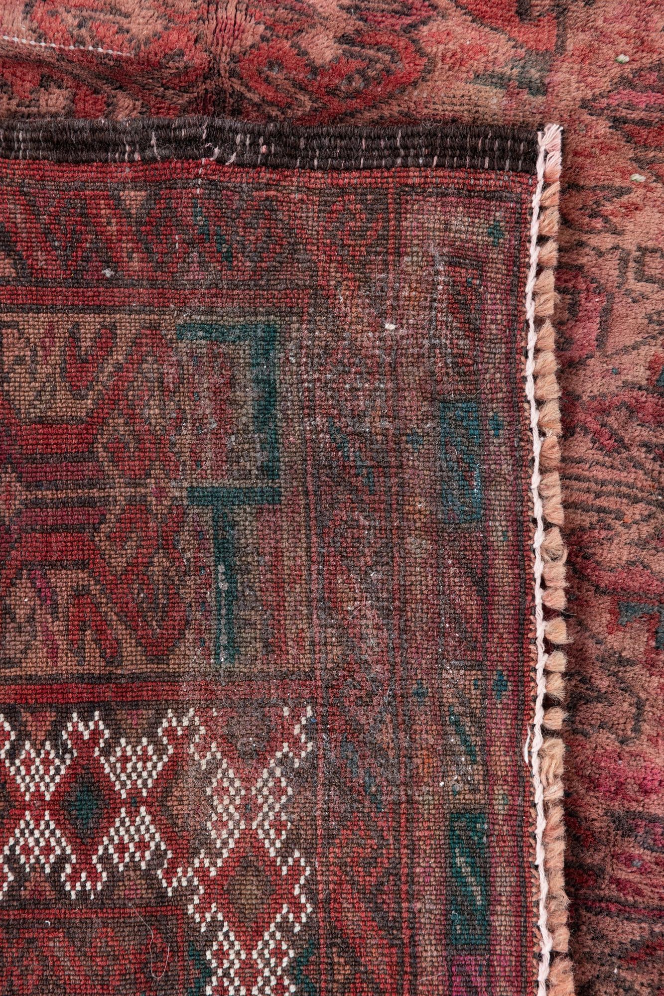 3' 1 x 4' 7 Hand Knotted Ultra Vintage Persian Wool Rug