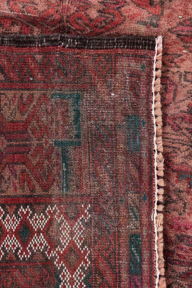 3' 1 x 4' 7 Hand Knotted Ultra Vintage Persian Wool Rug