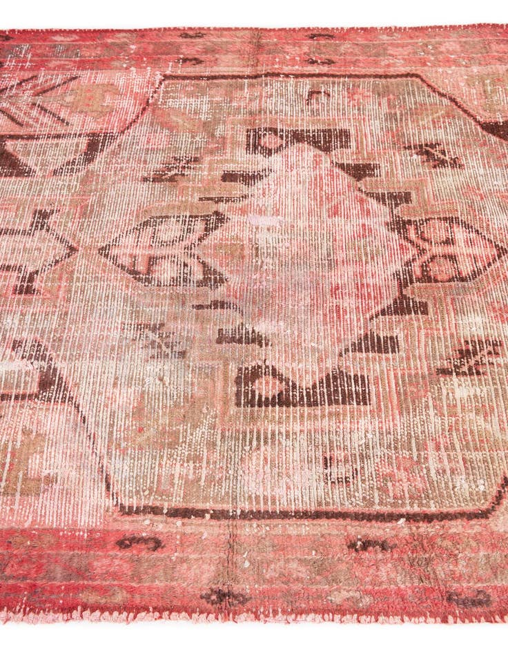 Detail image of 4' 4 x 6' 3  Hand Knotted Ultra Vintage Persian Wool Rug
