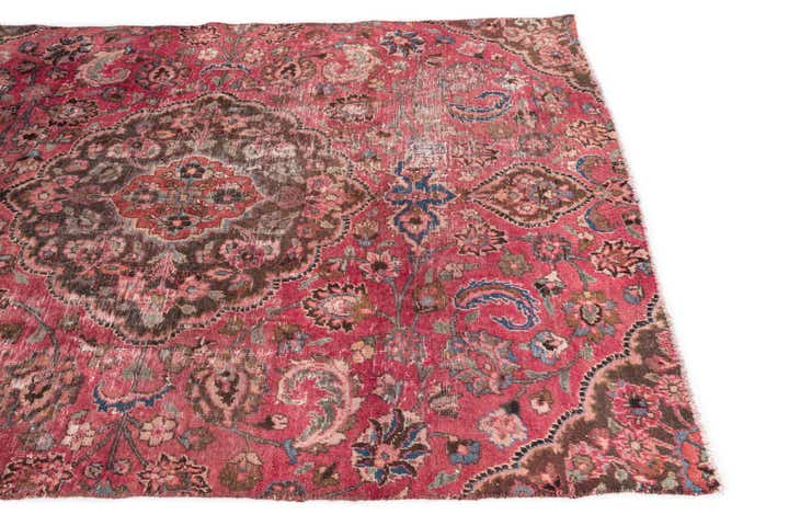 5' x 7' 5 Hand Knotted Ultra Vintage Persian Wool Rug
