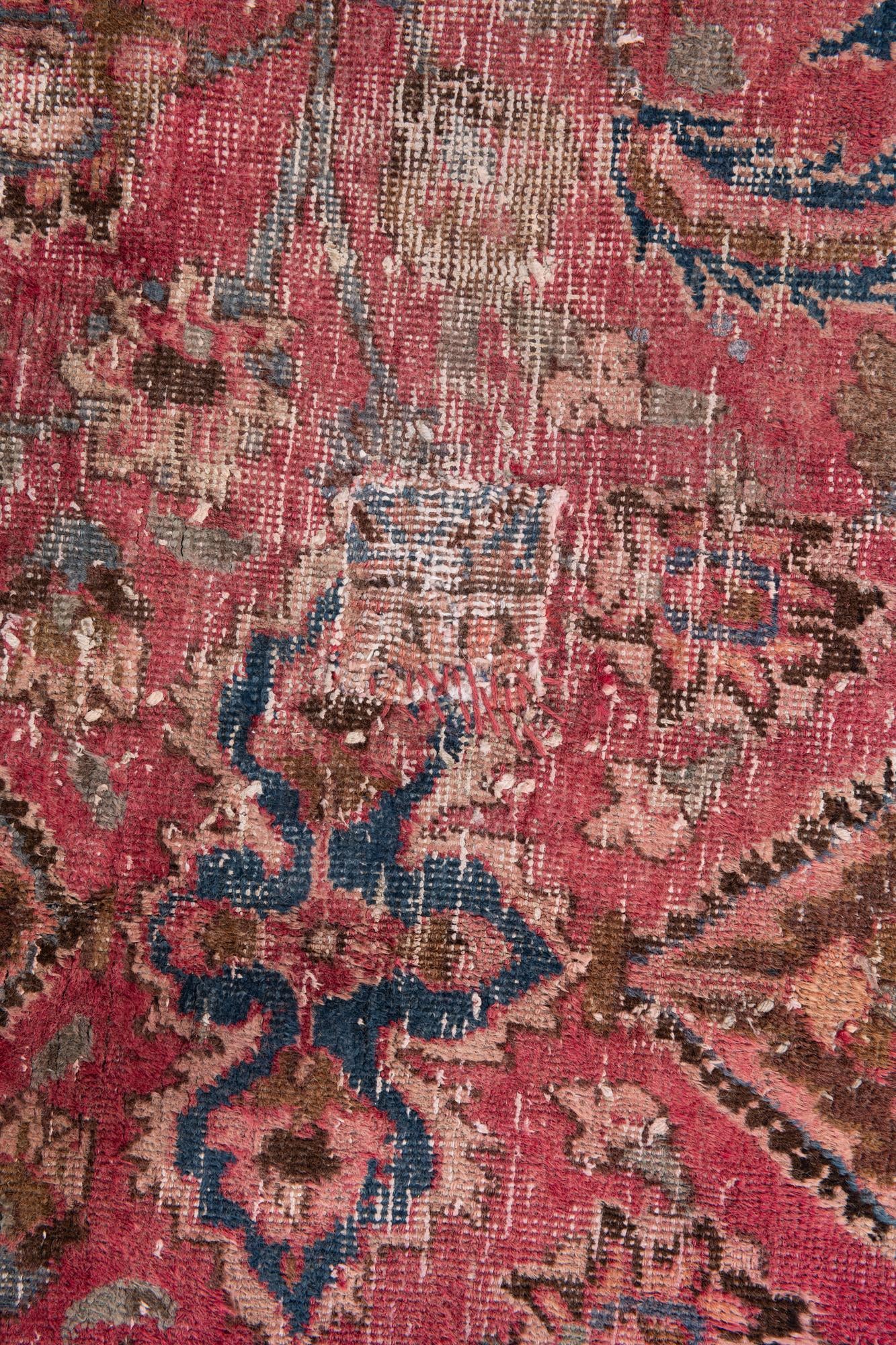 5' x 7' 5 Hand Knotted Ultra Vintage Persian Wool Rug