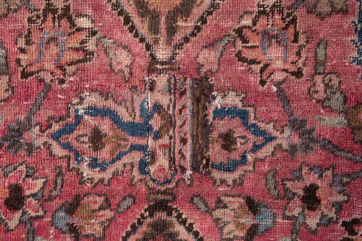 5' x 7' 5 Hand Knotted Ultra Vintage Persian Wool Rug