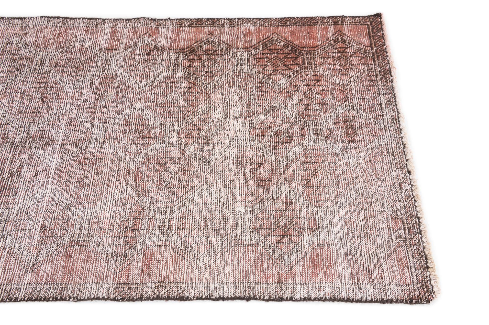 2' 10 x 5' 1 Hand Knotted Ultra Vintage Persian Wool Rug