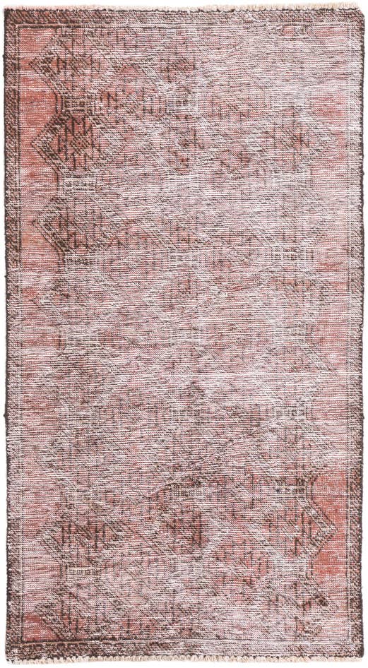 Detail image of 2' 10 x 5' 1 Hand Knotted Ultra Vintage Persian Wool Rug