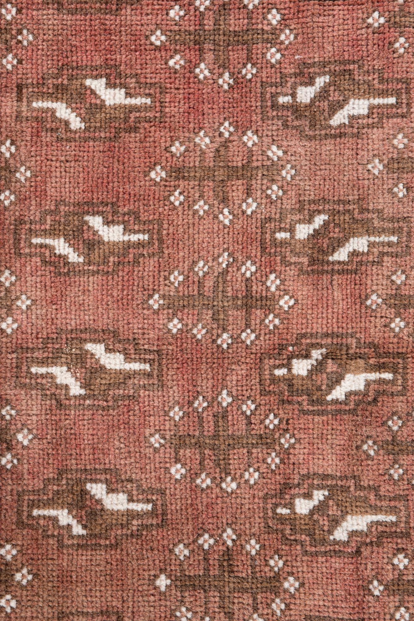 3' 4 x 6' 2 Hand Knotted Ultra Vintage Persian Wool Rug