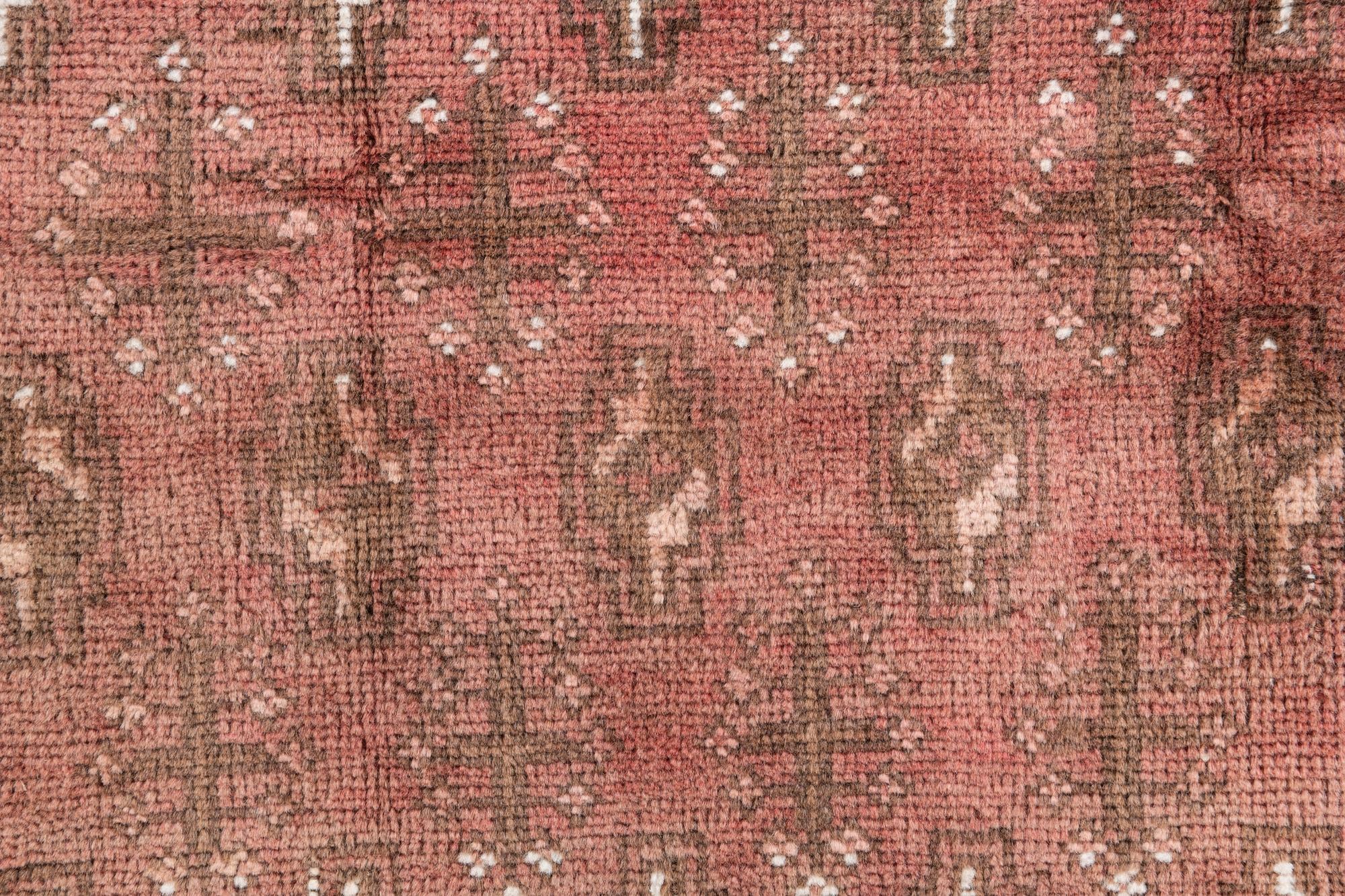 3' 4 x 6' 2 Hand Knotted Ultra Vintage Persian Wool Rug