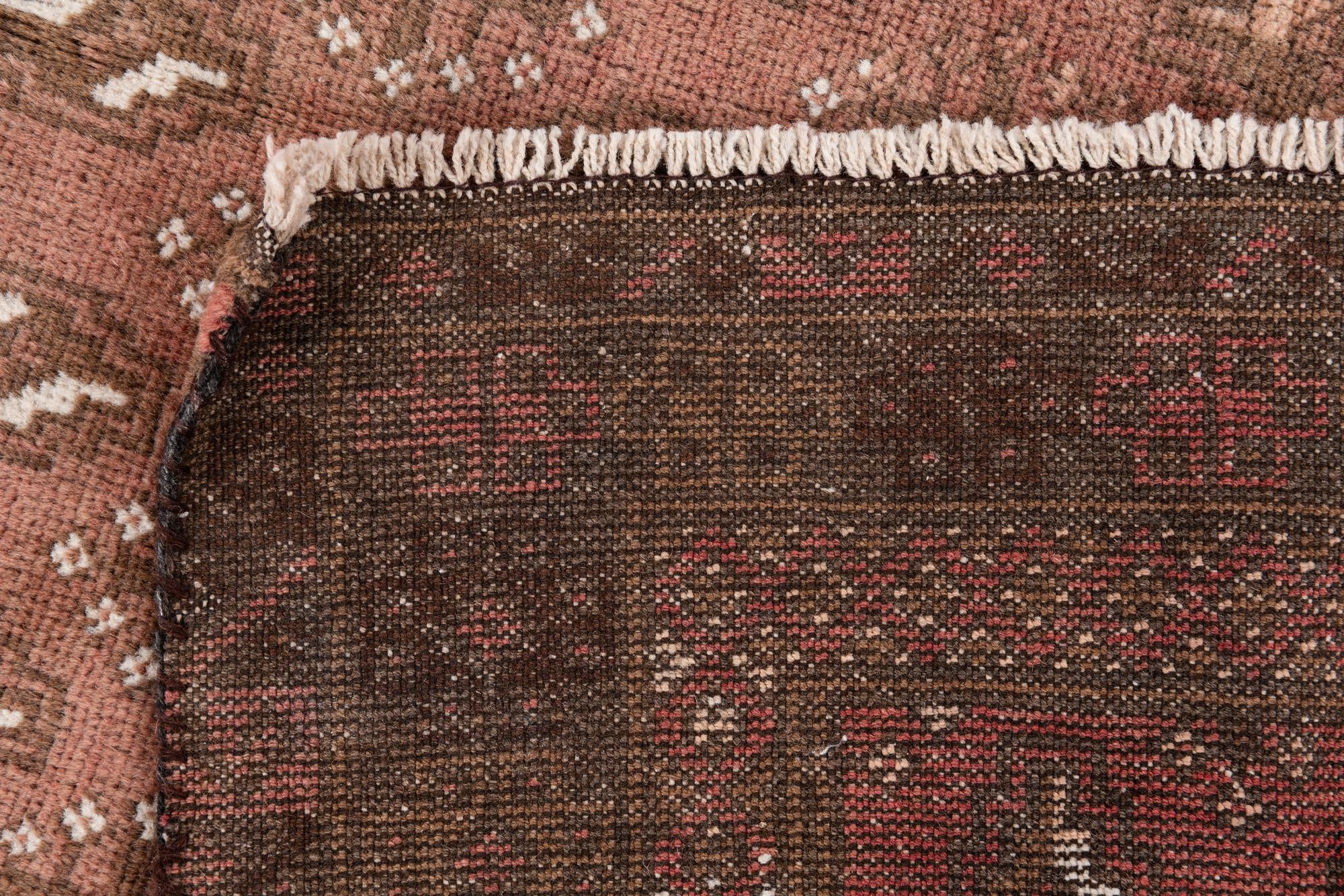 3' 4 x 6' 2 Hand Knotted Ultra Vintage Persian Wool Rug
