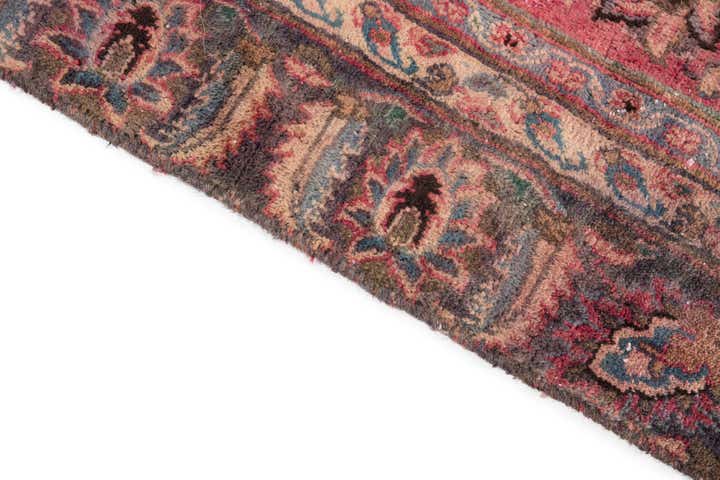 5' 10 x 9' 1 Hand Knotted Ultra Vintage Persian Wool Rug