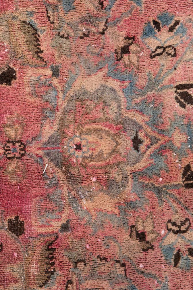 5' 10 x 9' 1 Hand Knotted Ultra Vintage Persian Wool Rug