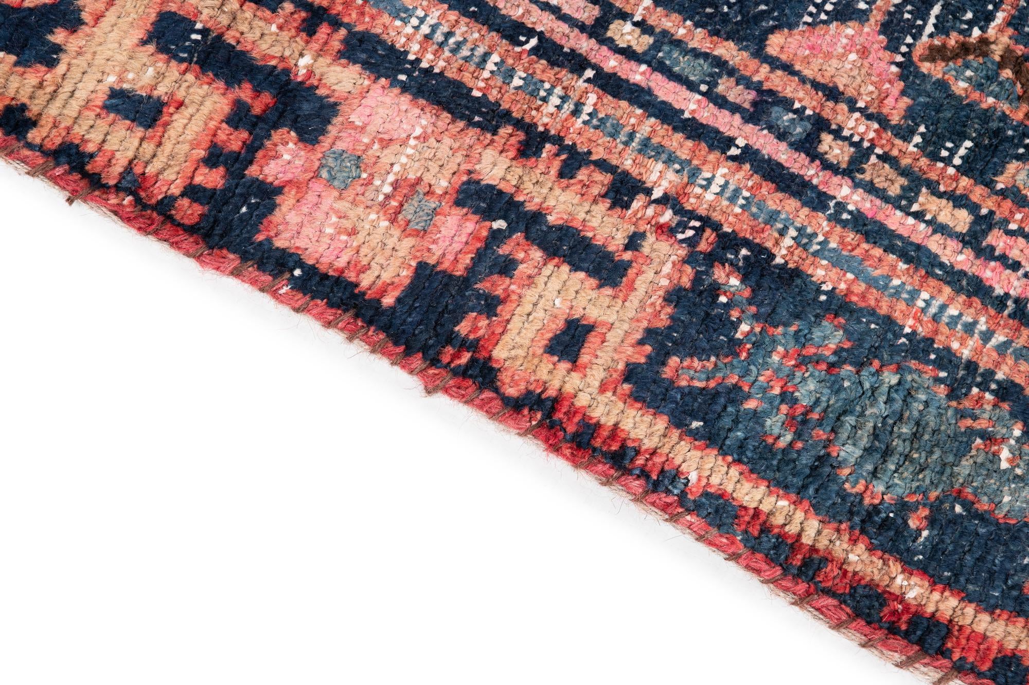 4' 2 x 6' 5 Hand Knotted Ultra Vintage Persian Wool Rug