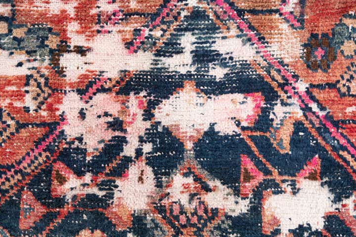 4' 2 x 6' 5 Hand Knotted Ultra Vintage Persian Wool Rug