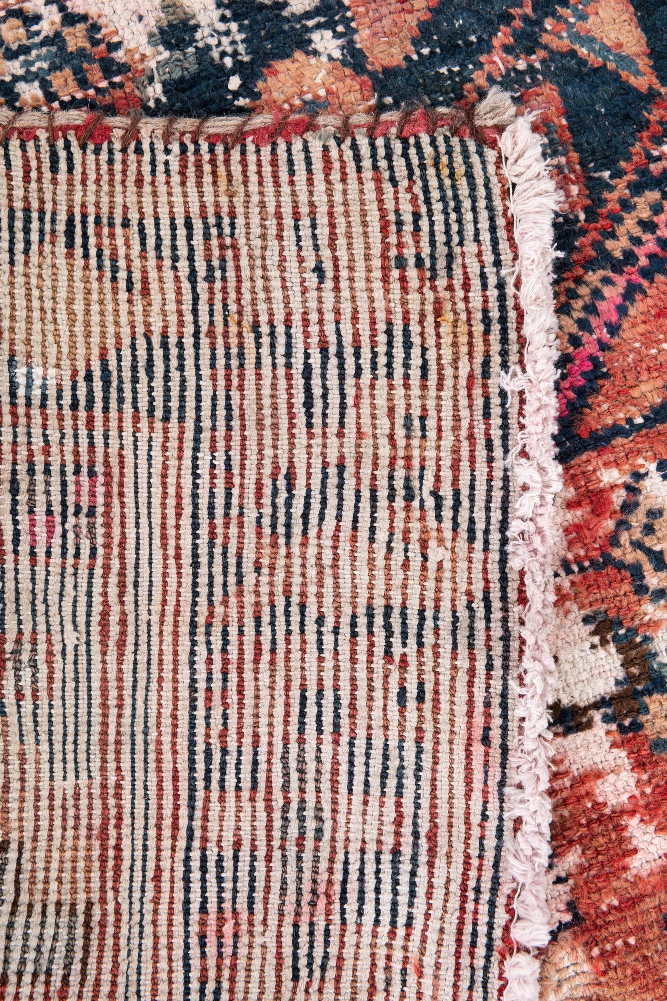 4' 2 x 6' 5 Hand Knotted Ultra Vintage Persian Wool Rug