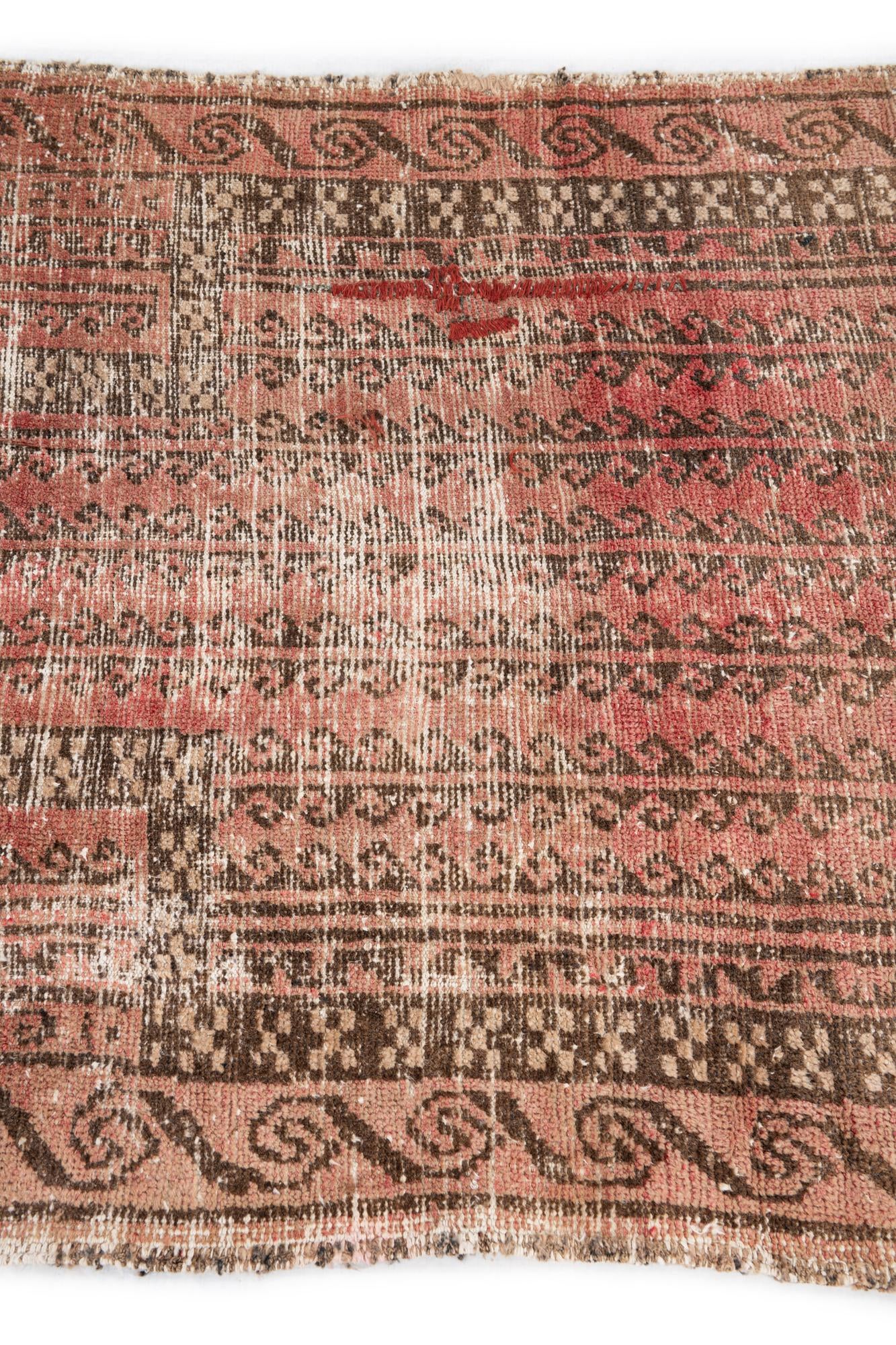 3' x 4' 7 Hand Knotted Ultra Vintage Persian Wool Rug