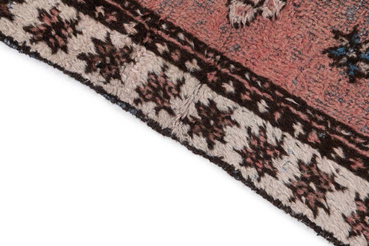 Detail image of 3' 10 x 5' 10 Hand Knotted Ultra Vintage Persian Wool Rug