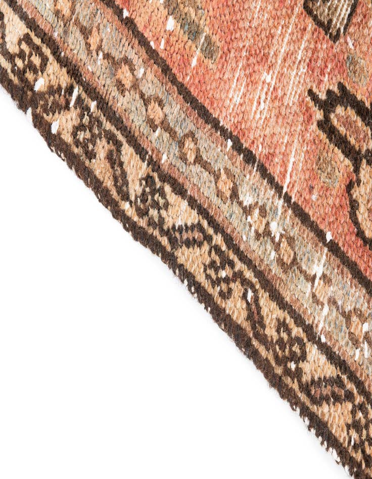 Detail image of 5' 7 x 9'  Hand Knotted Ultra Vintage Persian Wool Rug