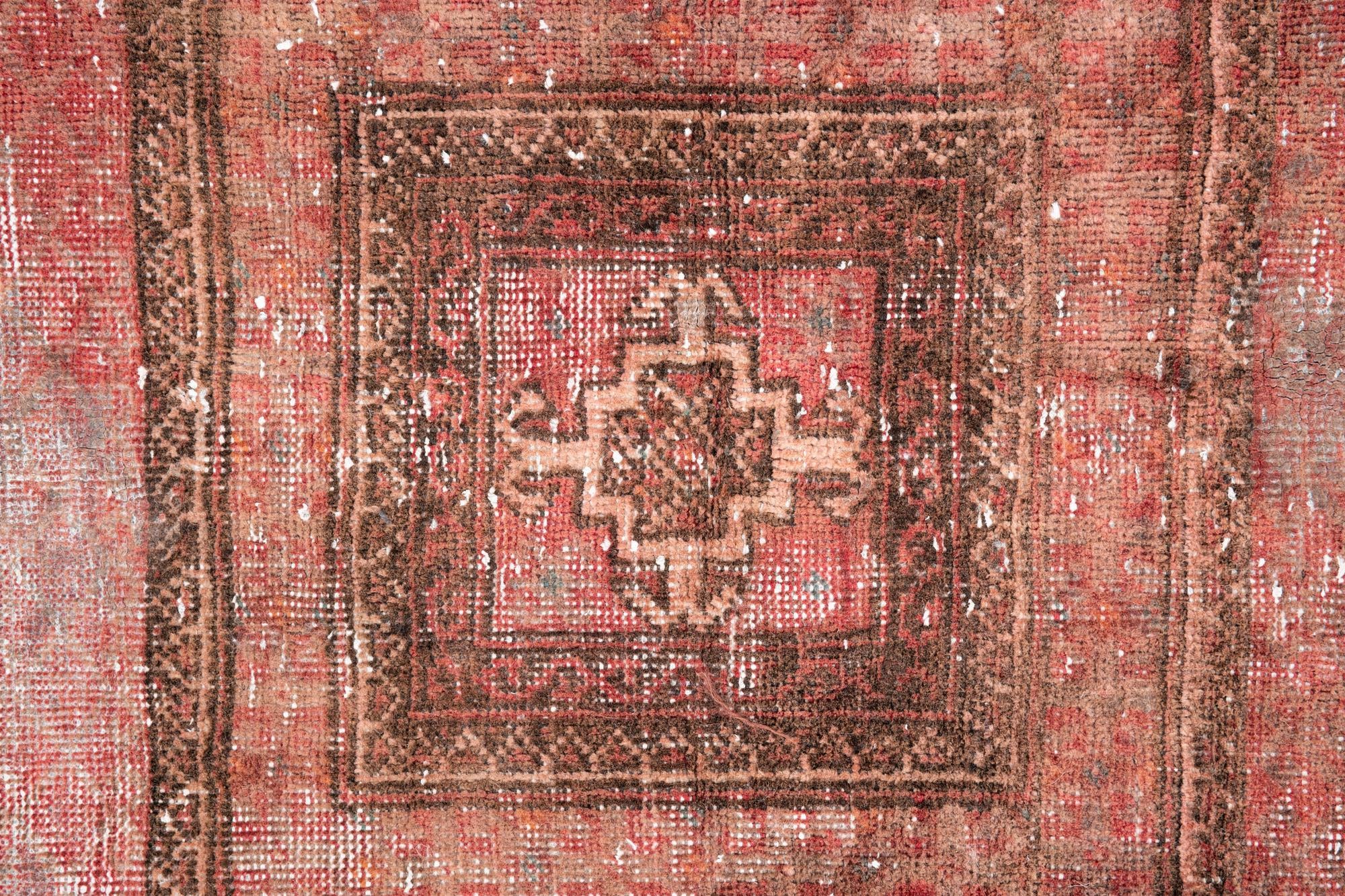 3' 6 x 6' 2 Hand Knotted Ultra Vintage Persian Wool Rug