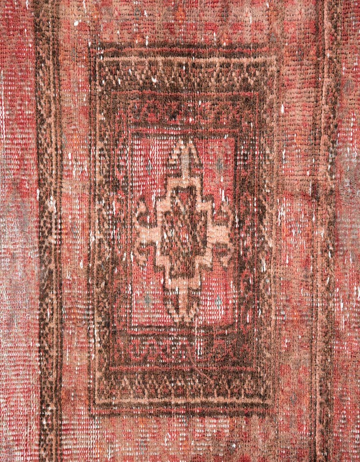 Detail image of 3' 6 x 6' 2  Hand Knotted Ultra Vintage Persian Wool Rug