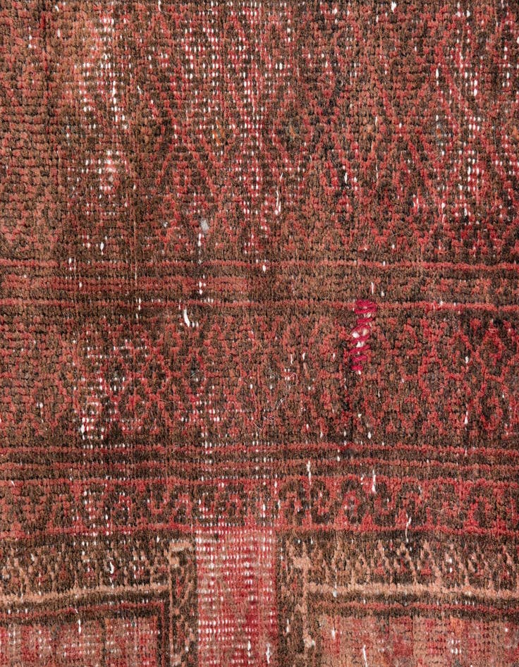 Detail image of 3' 6 x 6' 2  Hand Knotted Ultra Vintage Persian Wool Rug