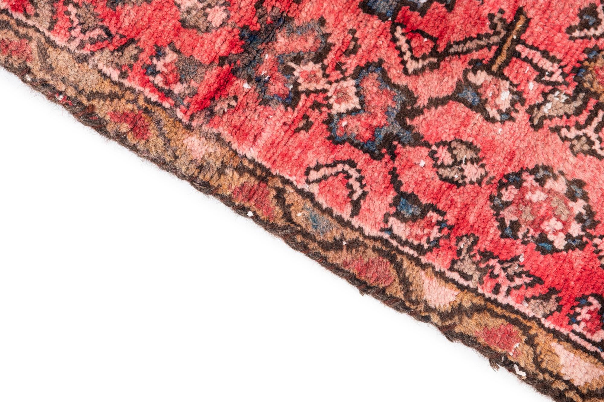 4' x 6' 7 Hand Knotted Ultra Vintage Persian Wool Rug