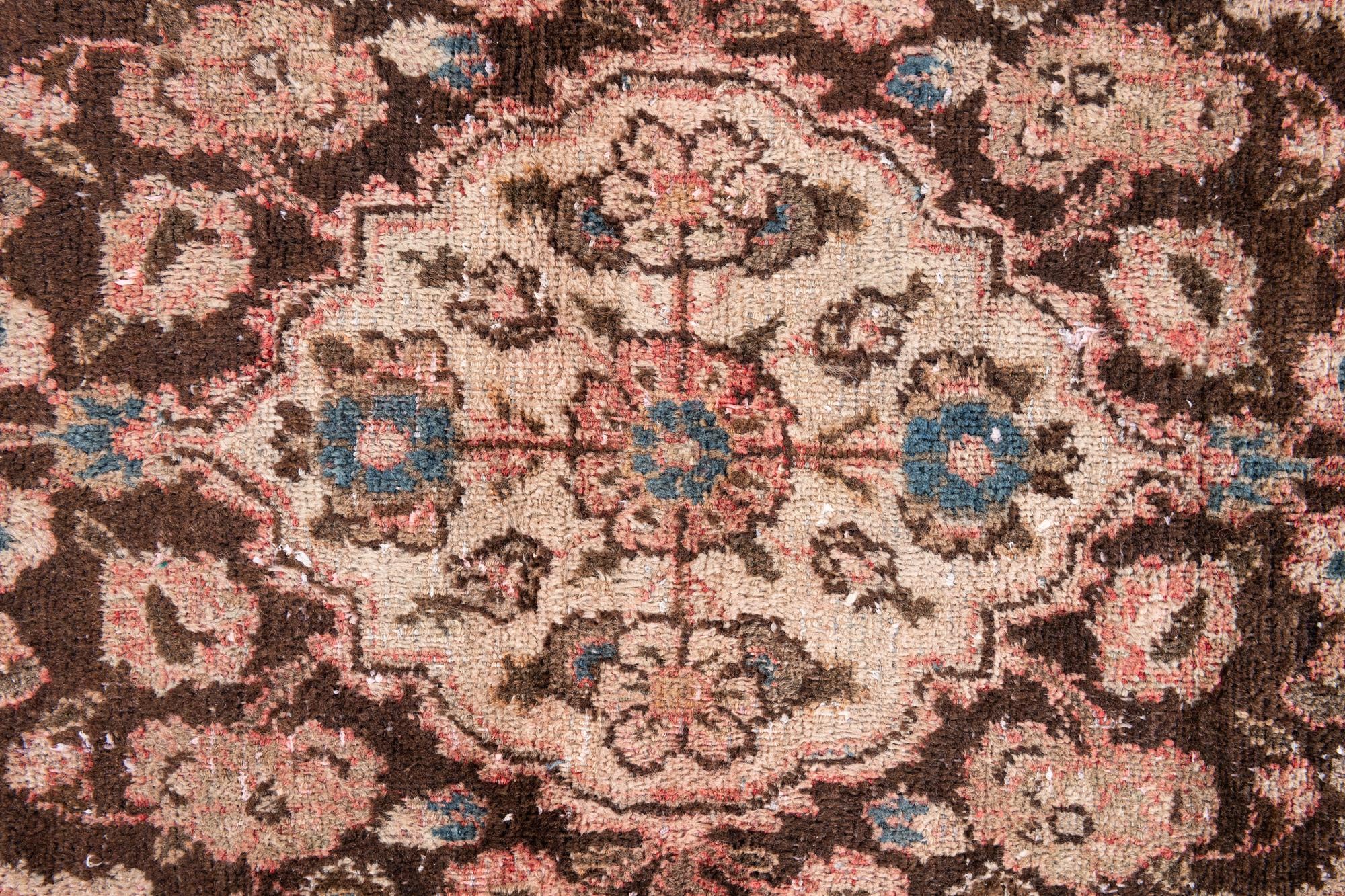 4' 1 x 5' 5 Hand Knotted Ultra Vintage Persian Wool Rug