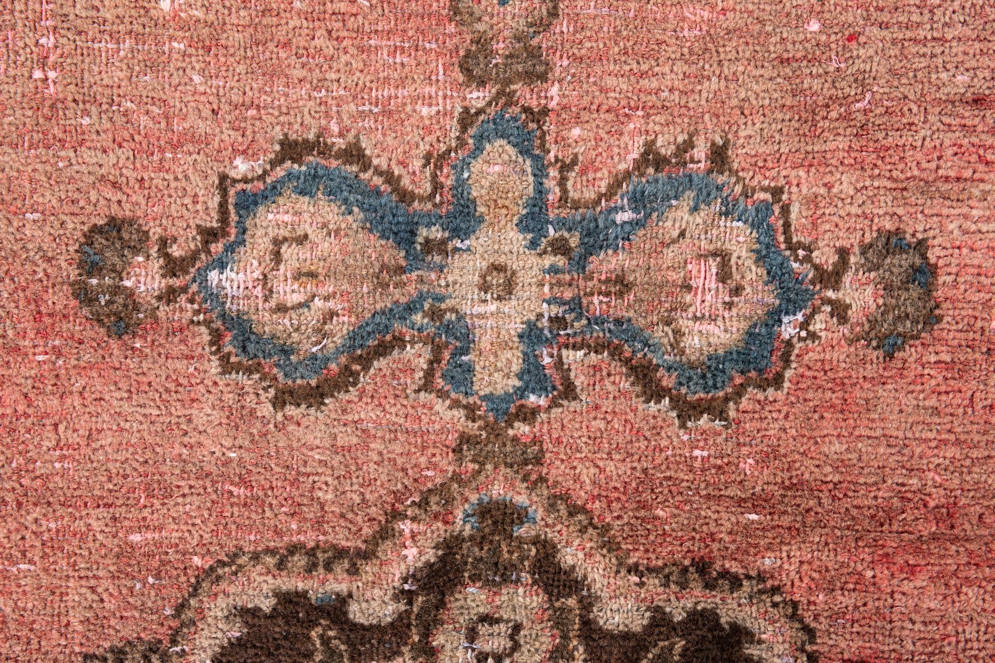 4' 1 x 5' 5 Hand Knotted Ultra Vintage Persian Wool Rug